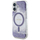 Mbrojtëse telefoni Guess Glitter Guhmp16Srgrgeu për iPhone 16, MagSafe, vjollcë