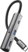 Hub USB Type-C Alcasa HUB-C002A, HDMI, 5 Gbit/s, ngjyrë antracit