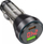 Karikues makine Hoco NZ12B, 48W, USB A USB C, me ekran digjital, transparent i zi