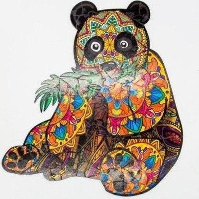 Puzzle druri PuzzleOK Kung Fu Panda, 65 copa, formë A4, shumëngjyrësh