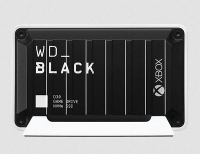 Disk i jashtëm SSD WD BLACK D30 për Xbox, 1TB, i zi/i bardhë