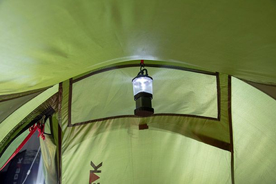 Çadër kampingu High Peak Siskin 2.0 LW 10330, për 2 veta, shumë e lehtë, jeshile me të kuqe