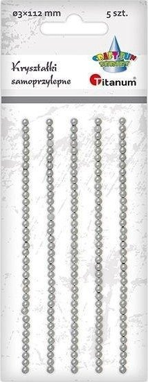 Kristale vetëngjitëse dekorative White Pearls, 3mm, 35 copë, të bardha