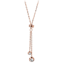 Varëse Troli me kristale, çelik inoks, rose gold