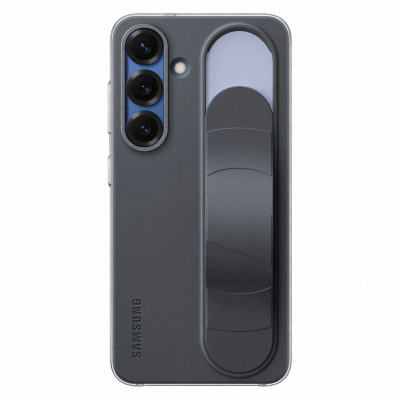 Futrollë telefoni Samsung Standing Grip Case Galaxy S25+, me mbajtëse, gri e errët