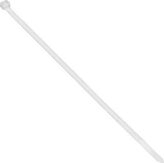 Lidhëse kabllosh plastike, 3.6mm, 200mm, paketim 100 copë, e bardhë