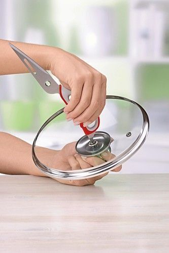 Gërshërë kuzhine 7në1 GiftWorld, të kuqe