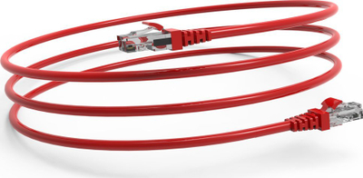 Kabllo rrjeti Inca CAT6 RJ45, 2m, UTP, e kuqe
