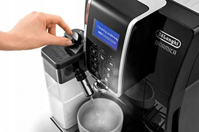 DeLonghi Dinamica ECAM 350.55.SB Целосно Автоматска Машина за Кафе, Сребрена/Црна