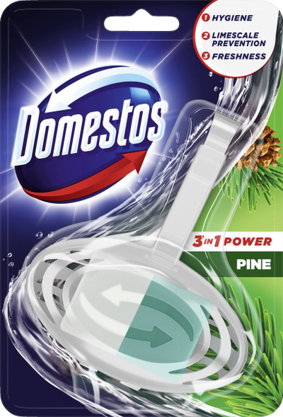 Bllok tualeti Domestos 3 in 1 Pine, 35 g
