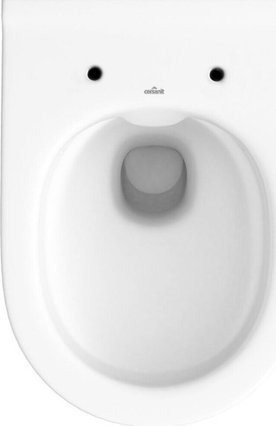 WC muri Mito by Cersanit Mesto Oval, ulëse duroplast soft close, e bardhë