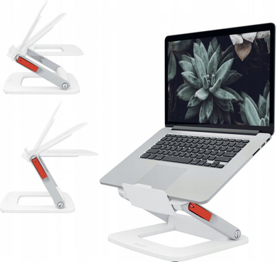Stendë laptopi Leitz Ergo, e rregullueshme, për 13-15", e bardhë