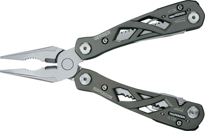 Mjet shumëpuns Gerber Suspension 1027823, çelik inox, i vogël e i lehtë, ngjyrë argjend