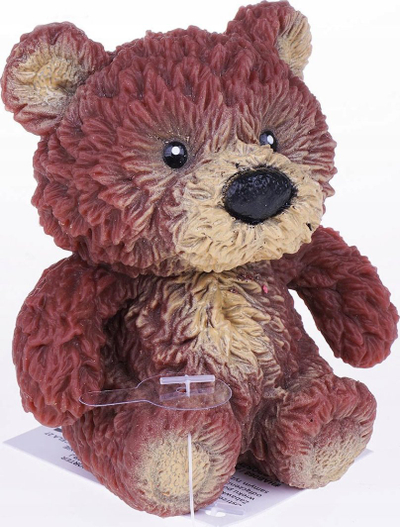 Антистрес играчка Хипо Медо, меко мече со зрнца, 7cm, повеќебојна