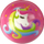 Top lodër Rainbow Ball për kalamaj, 8 cm, i butë, shumëngjyrësh