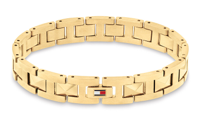 Byzylyk për meshkuj Tommy Hilfiger Geometric 2790567, i artë