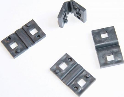 Distancues paneli DOP5 1961, për kapëse 5 mm, plastik, gri