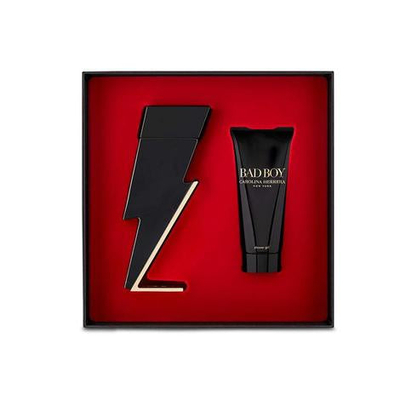 Set Eau De Toilette Carolina Herrera Bad Boy 100 ml + shampo për trup 100 ml