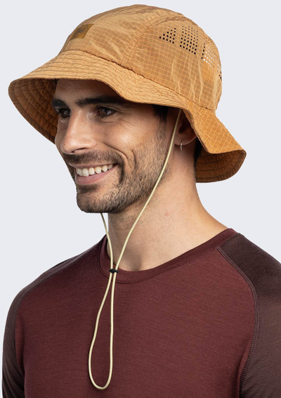 Kapelë BUFF Go Bucket Hat 221, UPF50, L/XL, ngjyrë xhinxher