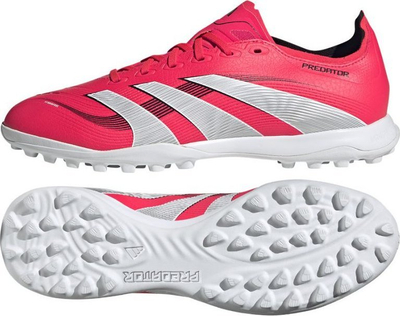 Këpucë futbolli Adidas Predator League TF ID3769, për tapet sintetik, për meshkuj, të kuqe e bardhë