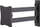 Mbajtësje e murit Neomounts FPMA-W820BLACK, 10'' - 27''