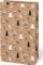 Qese dhuratash Christmas Gift Bag Eco Kraft MFP, letre, 15 x 27 x 9 cm, kraft me motive festive
