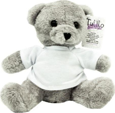 Ari lodër Tulilo Teddy Bear Szaruś, 18.5 cm, me bluzë, i bardhë
