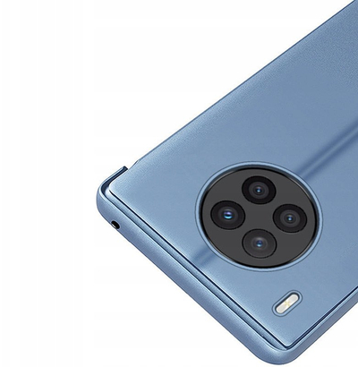 Këllëf telefoni Hurtel Clear View për Huawei Nova 8i, me flap, i zi