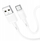 Kabllo kariku Hoco X83, USB A në Type C, 3A, 1 m, e bardhë