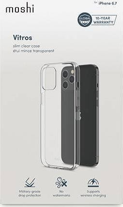 Mbrojtëse për iPhone 12 Pro Max Moshi Vitros, e zezë