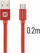 Kabllo për të dhëna Swissten USB A në micro USB, 0.2 m, 3A, tekstil, e kuqe