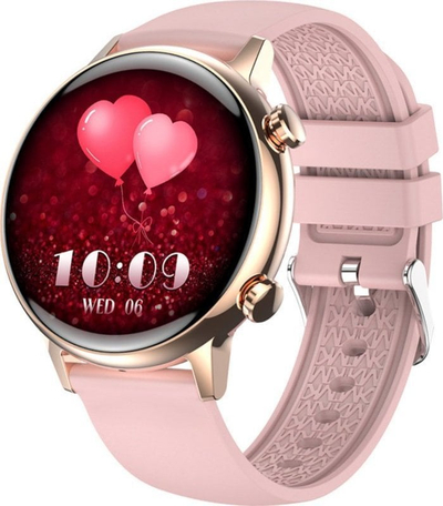 Smartwatch Rubicon Watch, pranon SMS dhe thirrje, ekran i zi