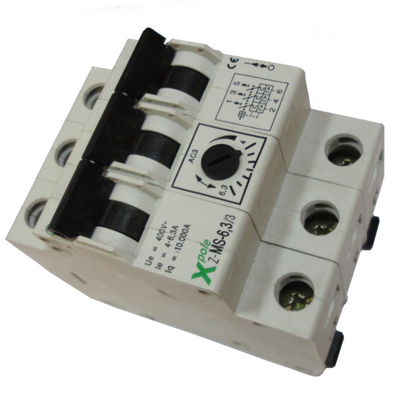 Ndërprerës mbrojtës motori Eaton Z-MS-6.3/3, 3P, 4-6.3A, 2.2kW