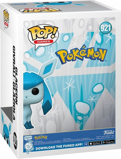 Figurë koleksionu Funko POP Games Pokemon Glaceon, 10.5cm, blu