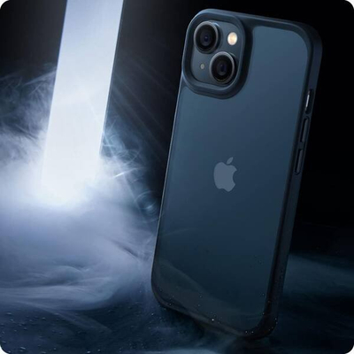 Futrollë telefoni Tech-Protect Magmat për iPhone 15 Pro, TPU PC, e zezë matte