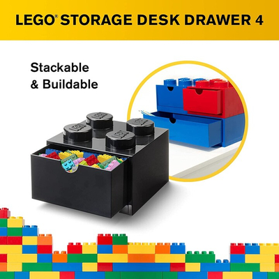 Kuti tavoline LEGO, me sirtar, e zezë