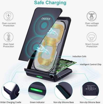 Karikues Choetech T524-S, 10W, i zi