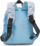 Çantë shpine për kalamaj Nici Travel Friends, me lodër rakun pelush, 25 cm, blu e çelët