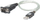 Kabllo Techly 023493, USB-A në RS-232, 0.45m, e tejdukshme