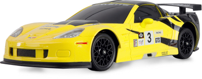 Makinë me telekomandë Amewi Drift Corvette C6.R, 1:18, RTR, e verdhë