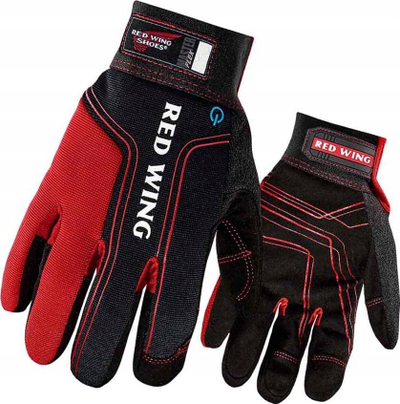 Doreza pune Red Wing Master Flex Safety, pëllëmbë silikoni, madhësia L, e kuqe e zezë