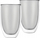 Set gotash termosi për kafe, 2 copa, 460 ml, transparente