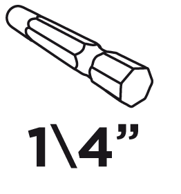 Fole magnetike për kaçavida Graphite 57H992, 1/4", 65x8mm