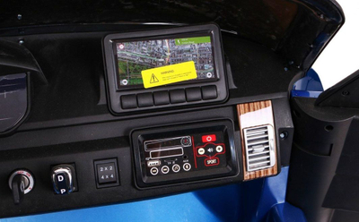 Makina elektrike për fëmijë Range Rover HSE, model PA.DK-RR999.EXL.NIE, 147 x 90 x 65 cm, blu metalike