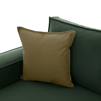 Divan këndor MONACO, i kthyeshëm, 240×170×86 cm (ΗΜ3257.17), gjelbër