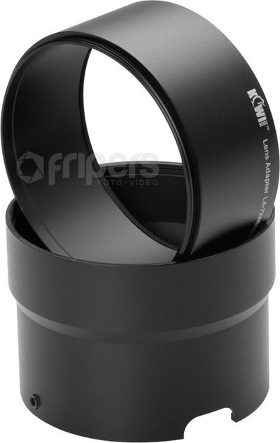 Adapter objektivi JJC për Samsung WB5000, diametër 72mm, alumin, i zi