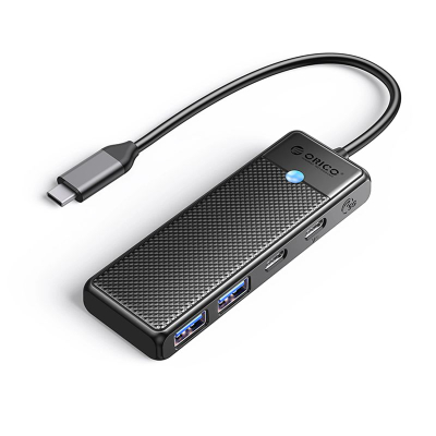 Hub USB C Orico PAPW2AC C3, 2 porta USB A 3.0, 2 porta USB C 3.0, i zi