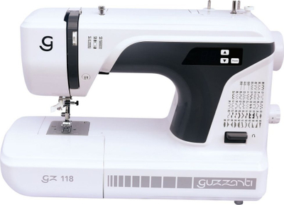 Makinë qepëse Guzzanti GZ 118, elektronike, 50 programe, e bardhë