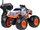 Makina lodër Monster Truck Big Foot RC0563 me telekomandë 2.4 GHz, shkallë 1:18, bardh e portokalli