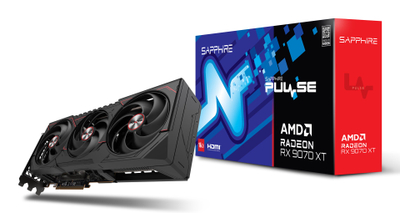 Графичка картичка Sapphire AMD Radeon RX 9070 XT Pulse, 16GB GDDR6, RDNA 4, црна